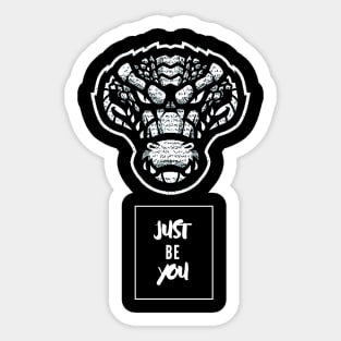 Just Be you! - Crocodile Sticker